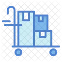 Logistic Cart Delivery Handcart Parcel Cart Icon