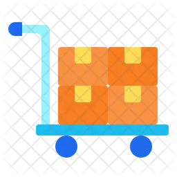 Logistic Cart  Icon