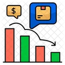 Logistic Chart Logistic Graph Logistic Analytics Icon