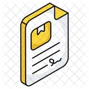 Logistic Contract  Icon