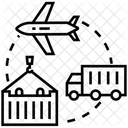 Logistics Delivery Shipping Cargo Transportation Icon