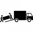 Logistic Delivery Mover Lorry Icon