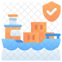 Logistic Delivery Shipping Insurance Icon
