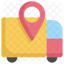 Logistic Delivery Location  Icon