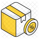 Carton Package Logistic Discount Icon