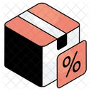 Carton Package Logistic Discount Icon