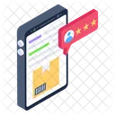 Online Logistic Ratings Delivery Ratings Logistic Feedback Icon