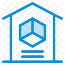 Logistic House Delivery Warehouse Stock Icon