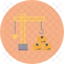 Logistic Delivery Crane Icon