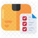 Logistic List Delivery List Checklist Icon