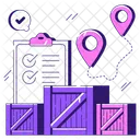 Logistic List Logistic Plan Checklist Icon