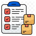 Logistic List Logistic Plan Checklist Icon