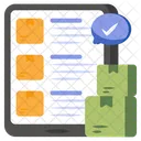 Logistic List Logistic Plan Checklist Icon