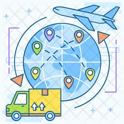 Logistic network  Icon
