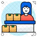 Logistic reception  Icon