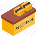 Logistic Reception Reception Desk Info Table Icon