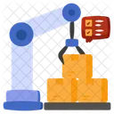 Logistic Robot Warehouse Robot Mechanical Robot Icon