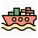 Logistic Ship Cargo Ship Ship Icon