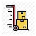 Free Delivery Warehouse Cart Icon