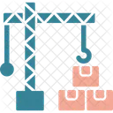 Logistica Entrega Guindaste Ícone