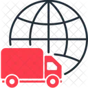 Logistics Truck Delivery Icon