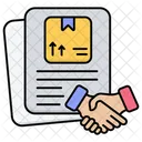 Contract Deal Service Icon