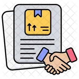 Logistics Contract  Icon