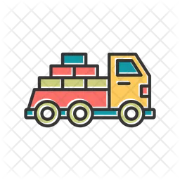 Logistics delivery truck  Icon