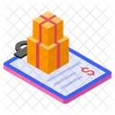 Logistics Document Clipboard Icon