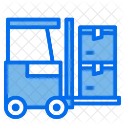 Logistics Forklift  Icon