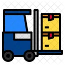 Logistics Forklift  Icon
