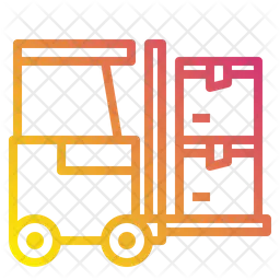 Logistics Forklift  Icon