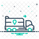 Logistics Container Shipping Icon