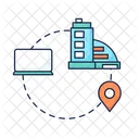 Logistics Management Digital Icon