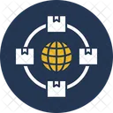 Logistics Network  Icon