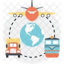 Logistics Network Air Icon