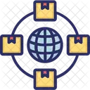 Logistics Network  Icon