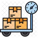 Logistics Weight Scale  Icon