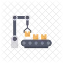 Logistikforderer Forderband Band Icon