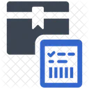 Logistik Karton Frachtbrief Symbol