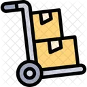 Logistikwagen Gepackwagen Gepackwagen Symbol