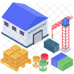 Logistik Turmdrehkran  Symbol