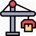 Logistikkran Industriekran Kranterminal Symbol