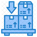 Logistiklager Logistik Lager Symbol