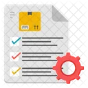 Logistikliste Logistikplan Checkliste Symbol