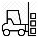 Logistique Dentrepot Logistique Chariot Elevateur Icône