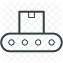 Logistique Colis Convoyeur Icône