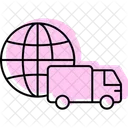 Logistique Mondiale Icône