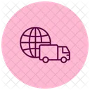 Logistique Mondiale Icône