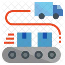 Chargement Logistique Camion Icône